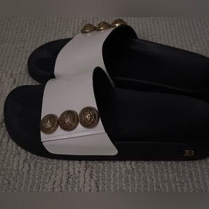 Authentic Balmain Paris Symi Slides